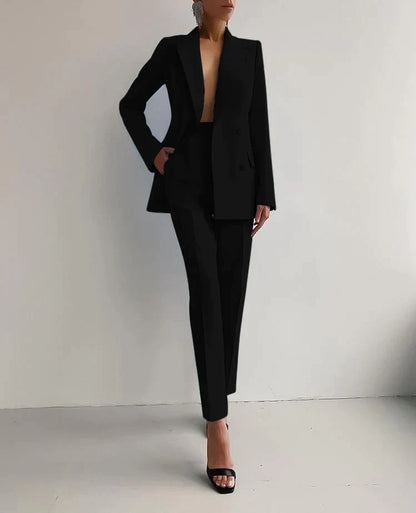 Damen Blazer Hose Set