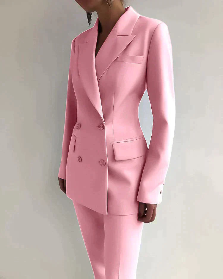 Damen Blazer Hose Set