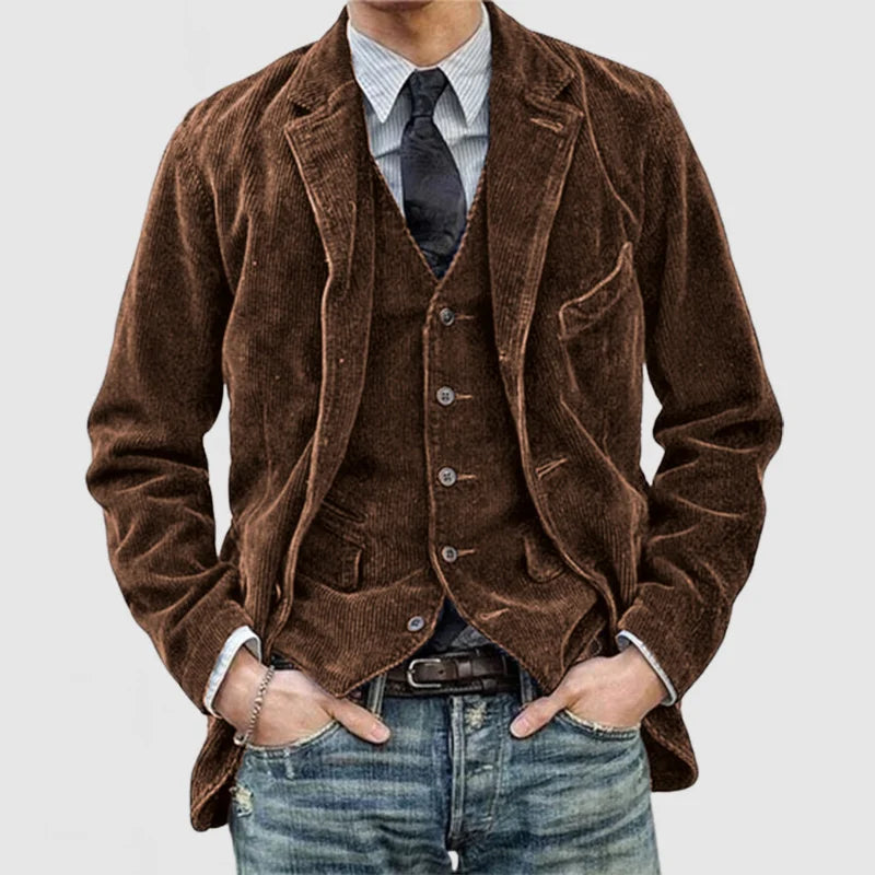 Herren Jacke Weste Set Maßgeschneidert
