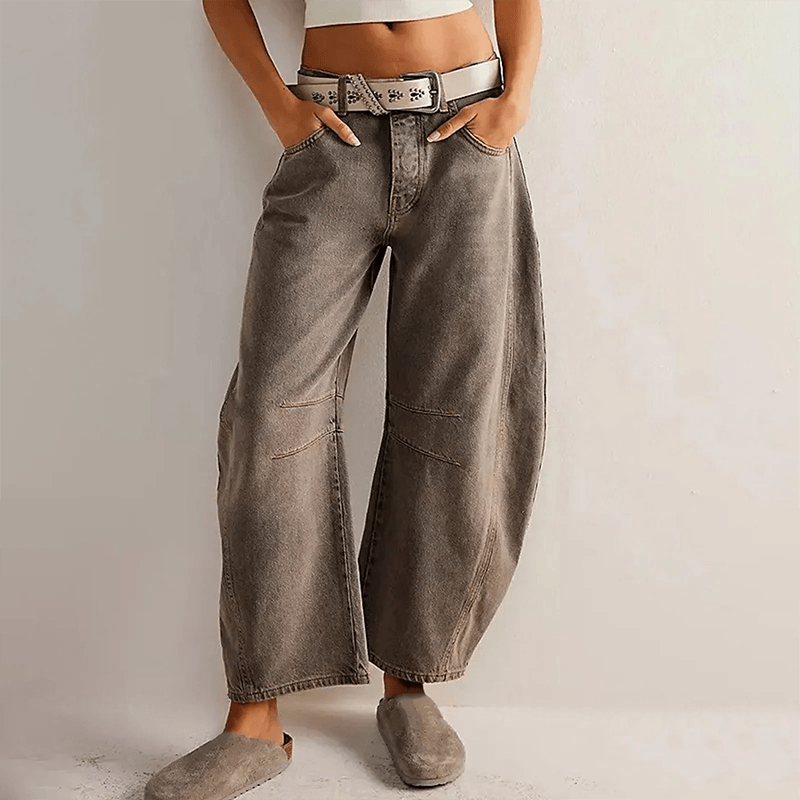 Damen Highwaist Jeans Locker