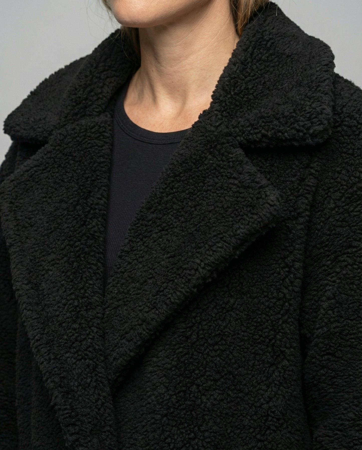Damen Teddyjacke Baumwolle