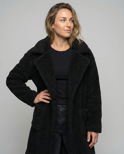 Damen Teddyjacke Baumwolle