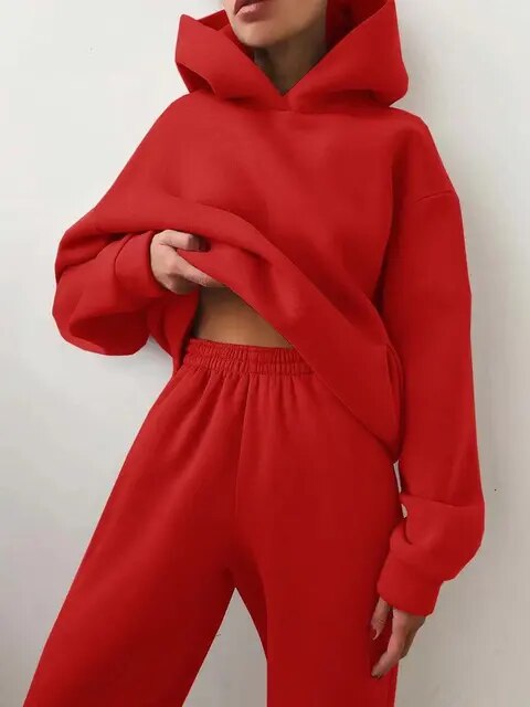 Damen Jogging Set Bequem Norvielle