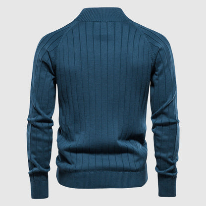 Herren Cardigan Reißverschluss Pullover Voller Reißverschluss