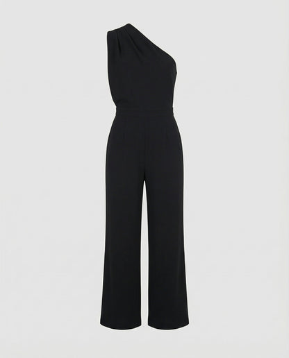 Damen Overall Rundhals Elegantes Design