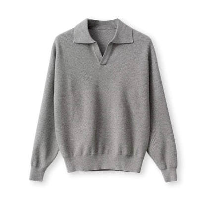 Norvielle Herren Poloshirt Stilvoll Baumwolle Weiß