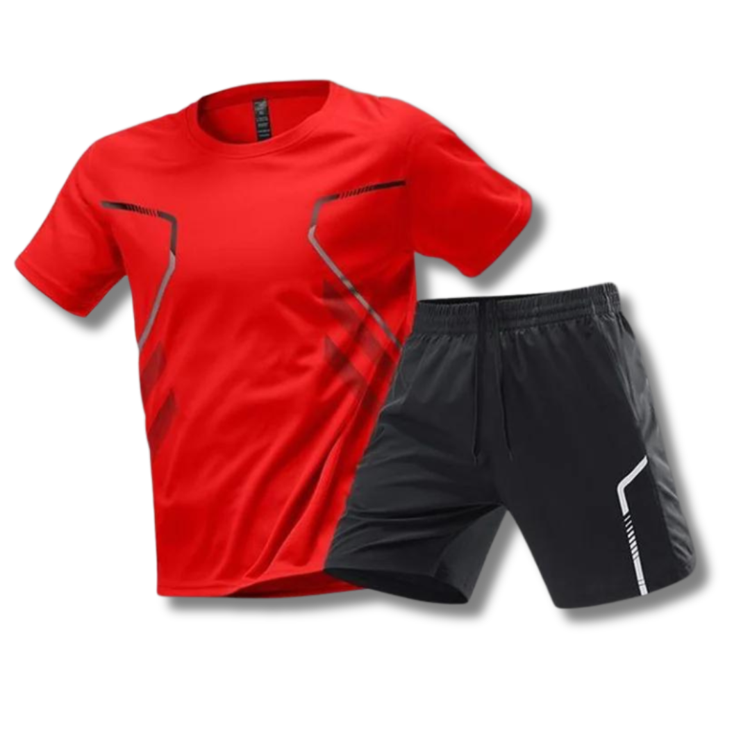 Herren Sportset T-Shirt und Kurzehose Baumwolle