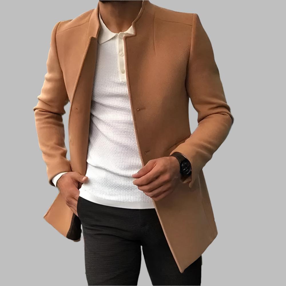 Slim Fit Trenchcoat aus Tonfarben