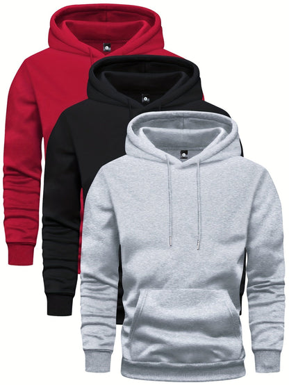 Herren Kapuzenpullover Warmer Winterpullover Mit Tasche - Norvielle