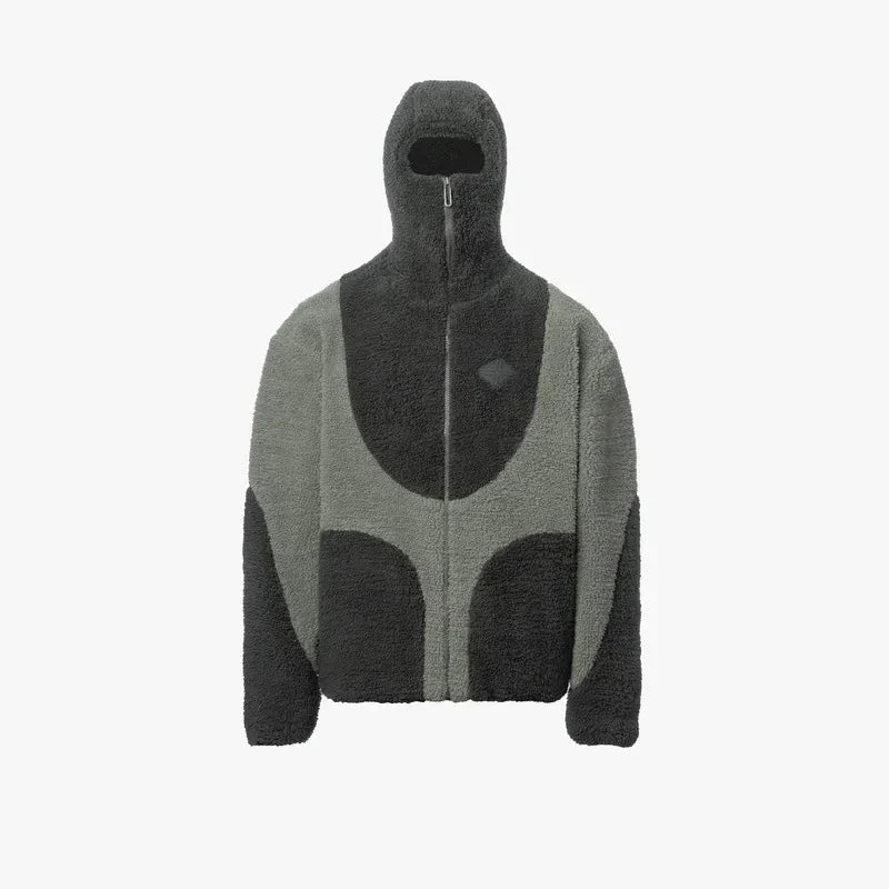 Kapuzenpullover mit Reißverschluss – Warm – Bequem – Fleece-Kapuzenpullover – Herren-Kapuzenpullover-Grau-XS-Chaps Herrenmode
