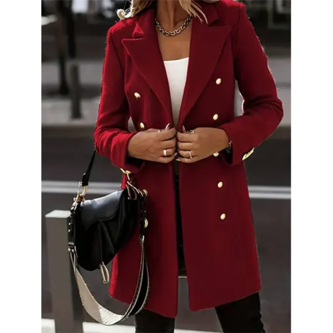 Norvielle Damen Elegante Blazer Lang