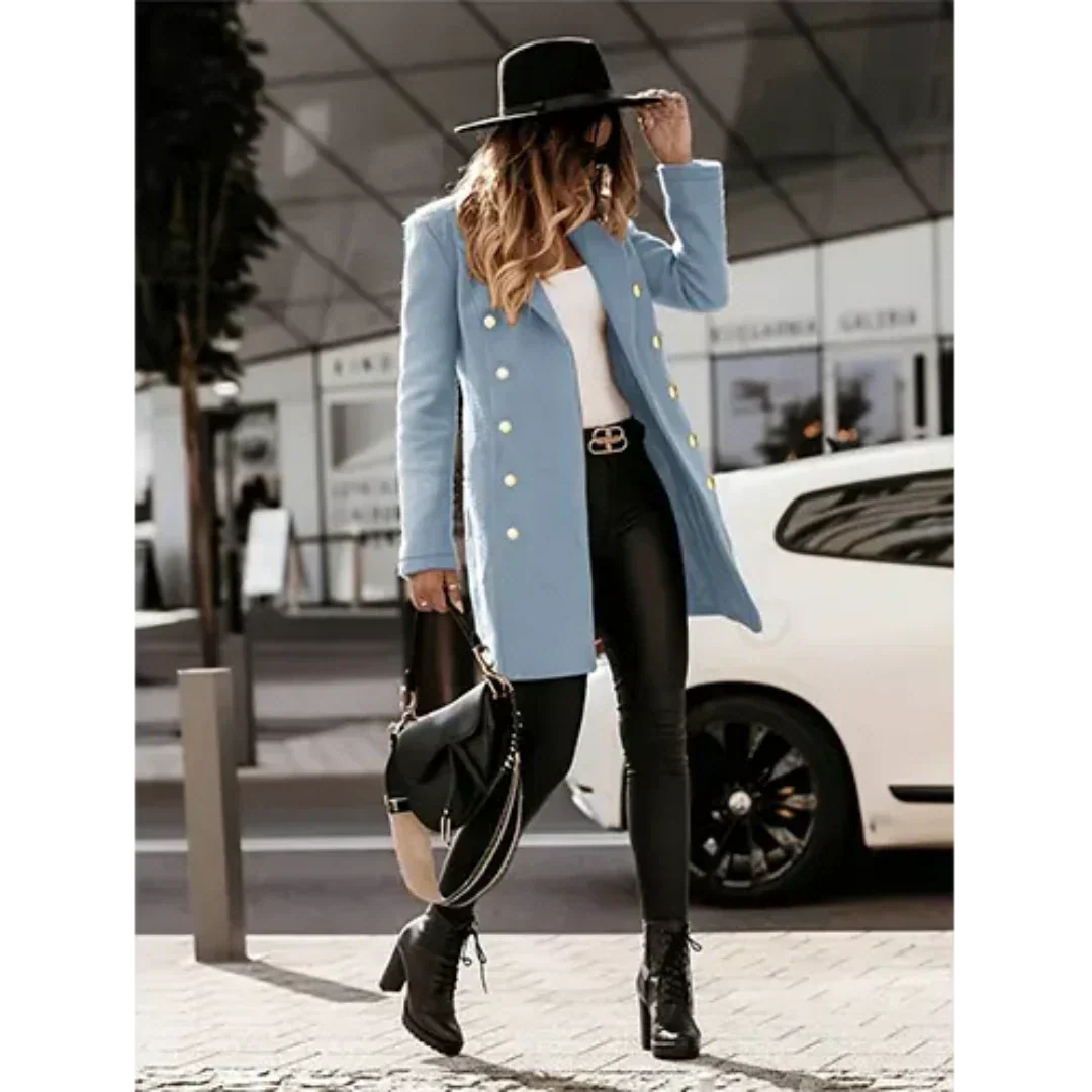 Norvielle Damen Elegante Blazer Lang