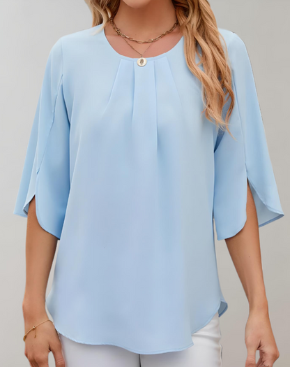 Norvielle Damenbluse Bequem Locker Sitzend