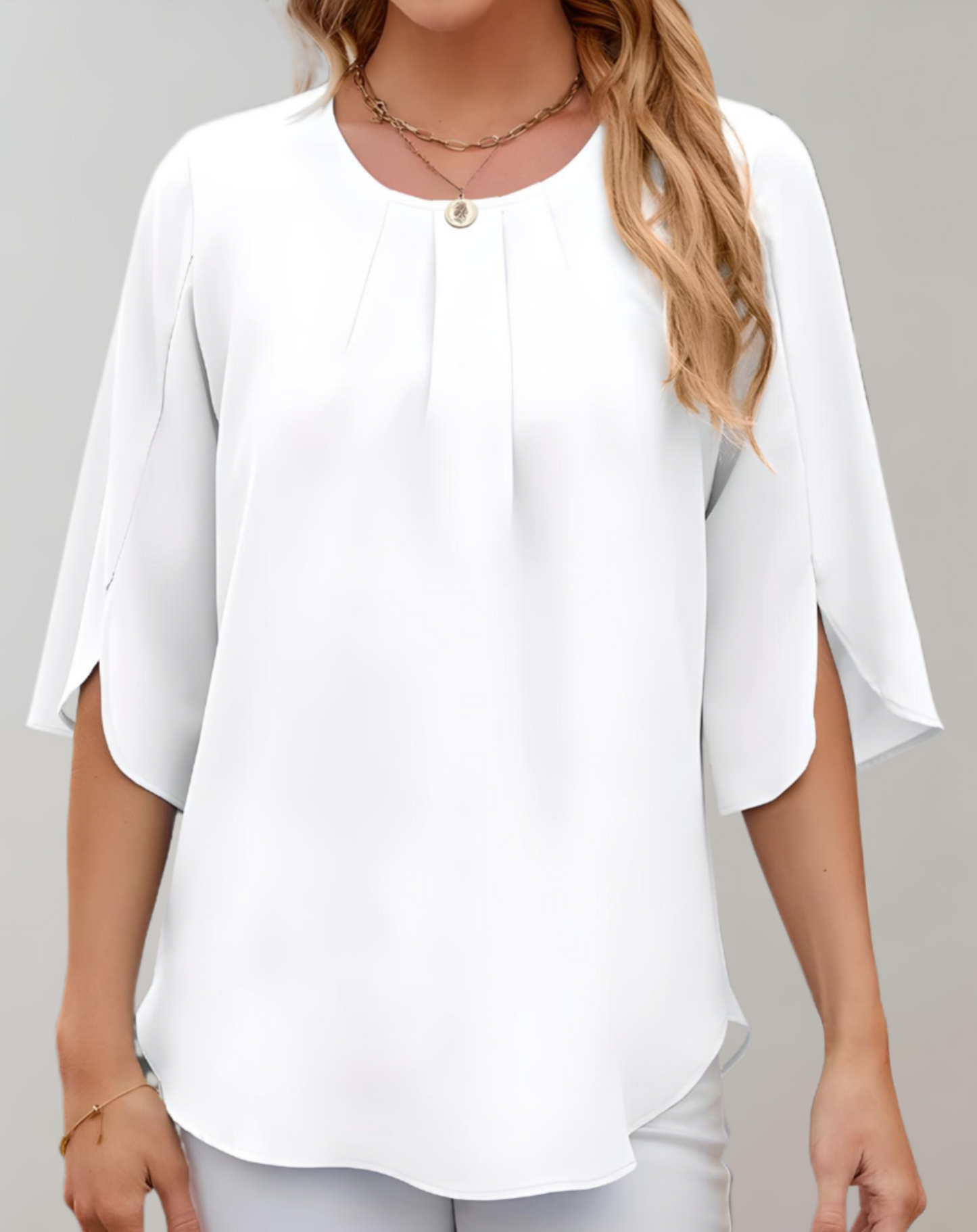 Norvielle Damenbluse Bequem Locker Sitzend