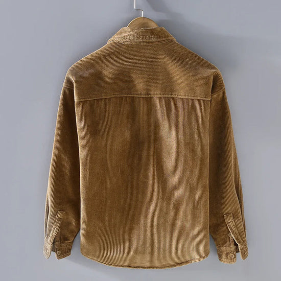 Herren Cordjacke Warm Knopfleiste