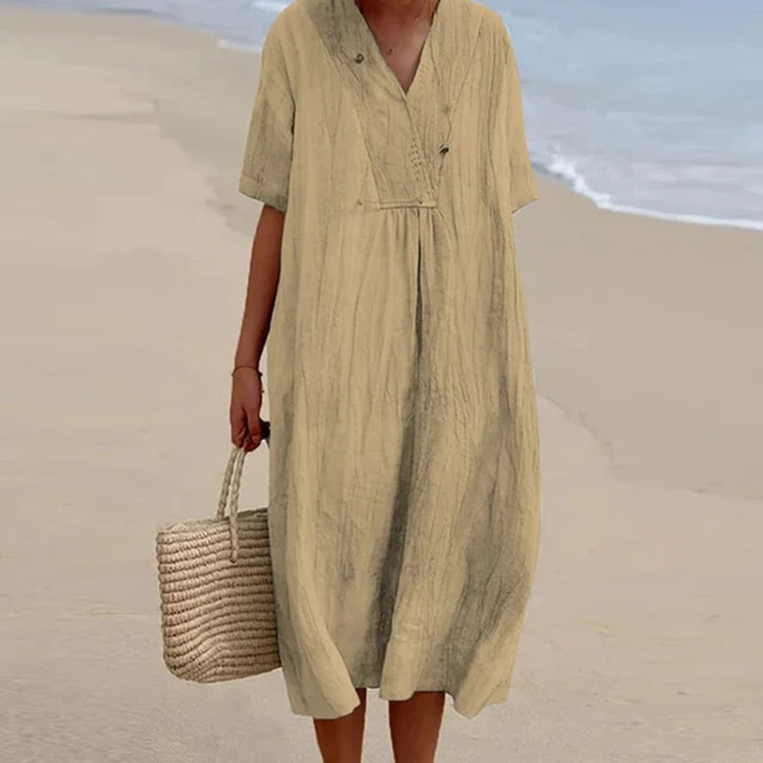 Frida Damen Boho Kleid Auffällig