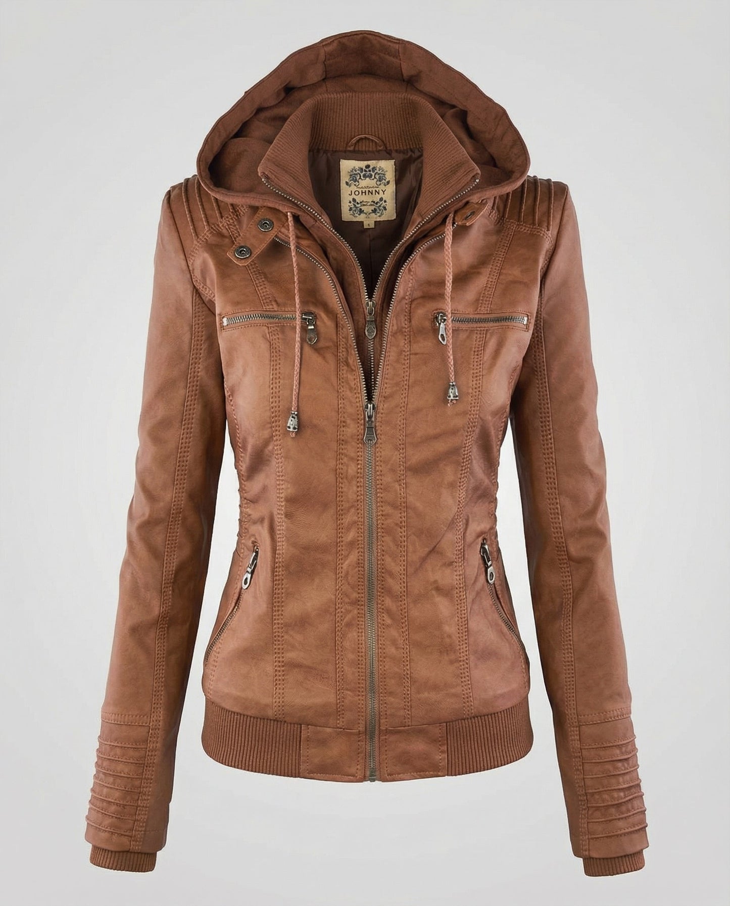 Wetterfeste Damenjacke mit Kapuze