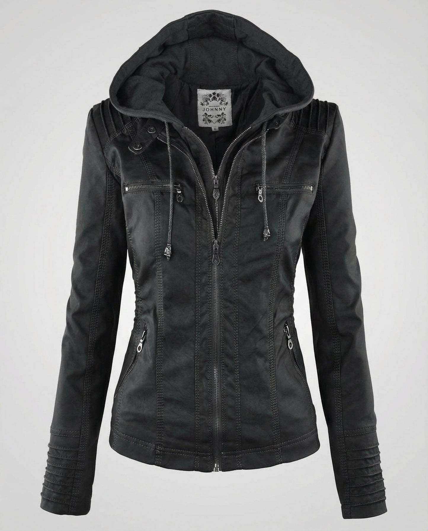 Wetterfeste Damenjacke mit Kapuze