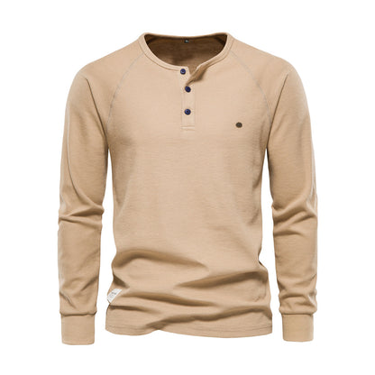 Herren Langarmshirt Atmungsaktiv Blau - Norvielle