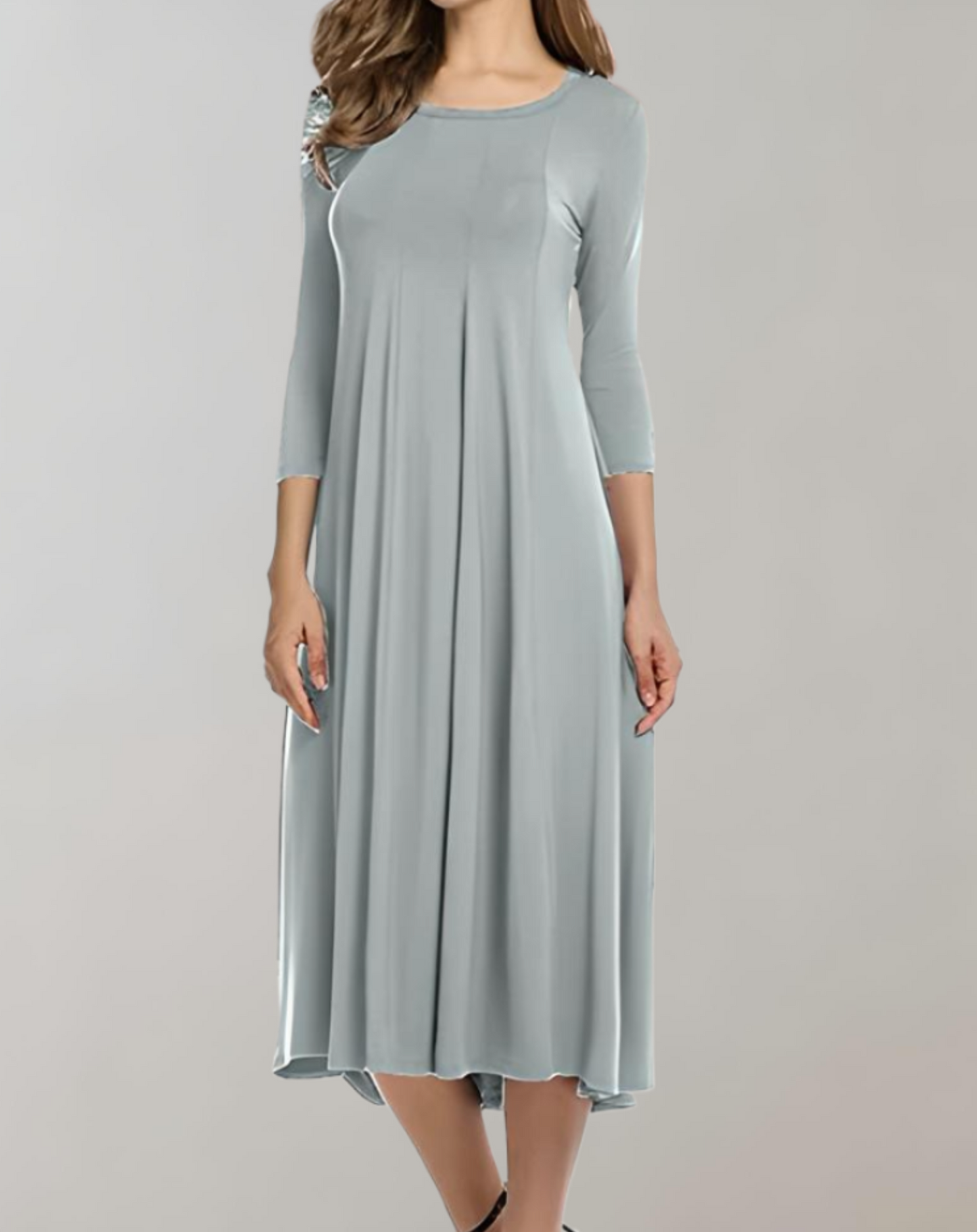 Damen Swingkleid 3/4 Ärmel