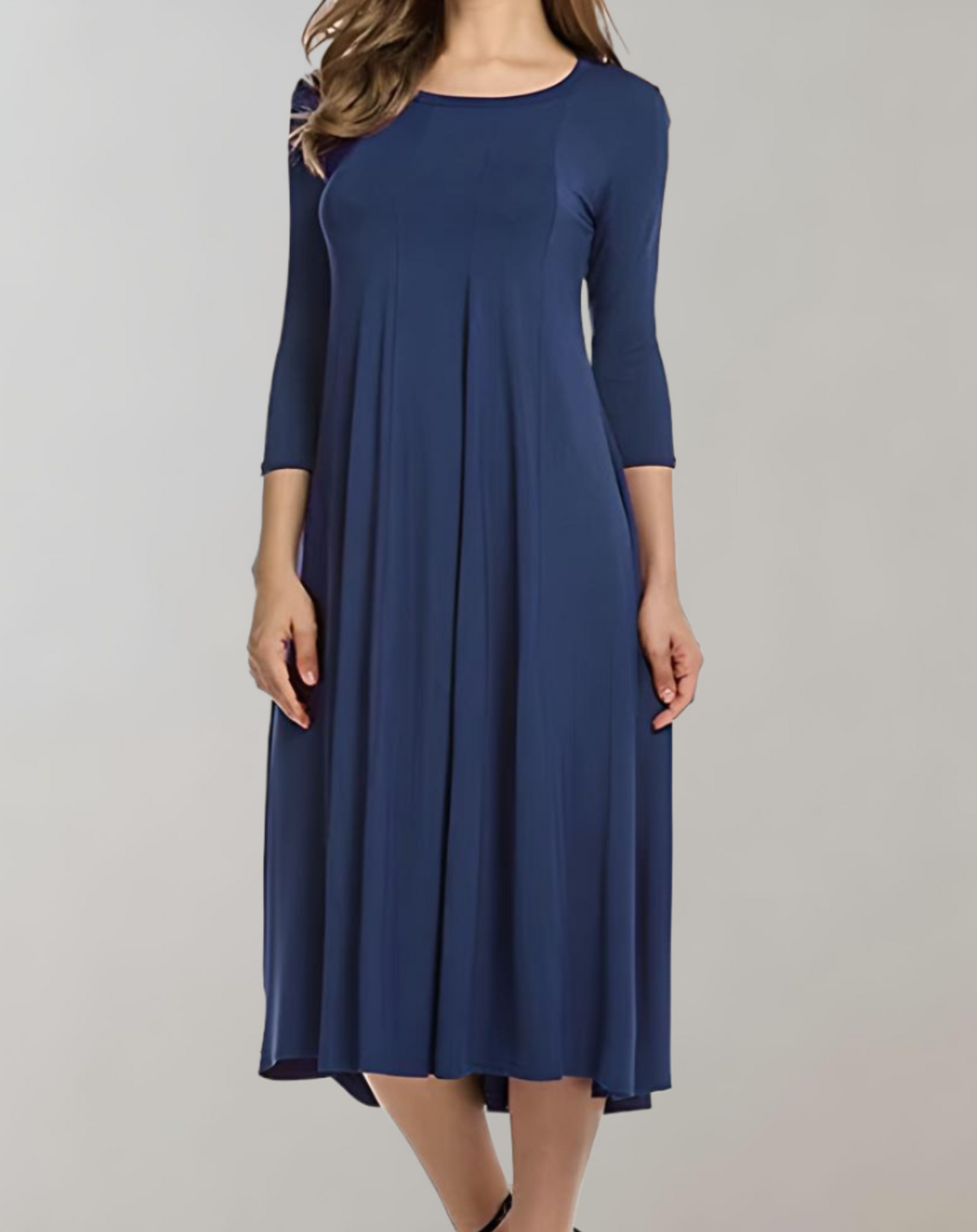 Damen Swingkleid 3/4 Ärmel
