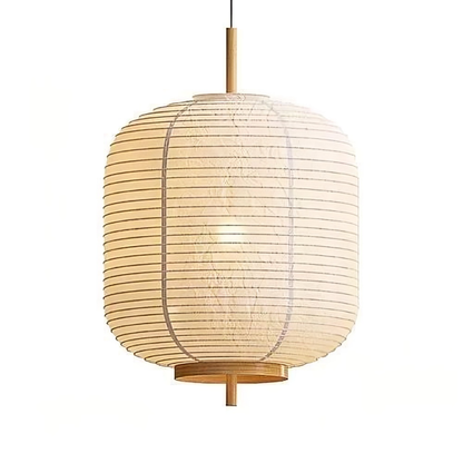 Asiatische Reispapier Pendelleuchte