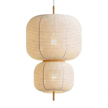 Asiatische Reispapier Pendelleuchte