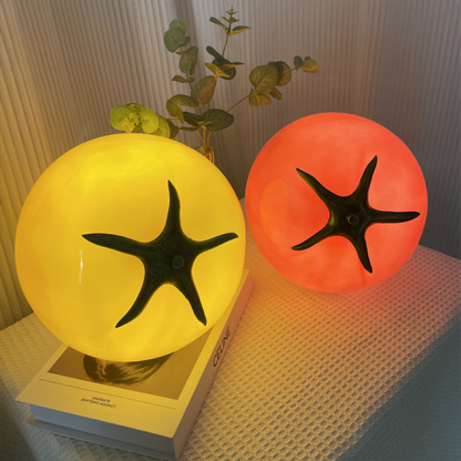 Tomatenform Tischleuchte