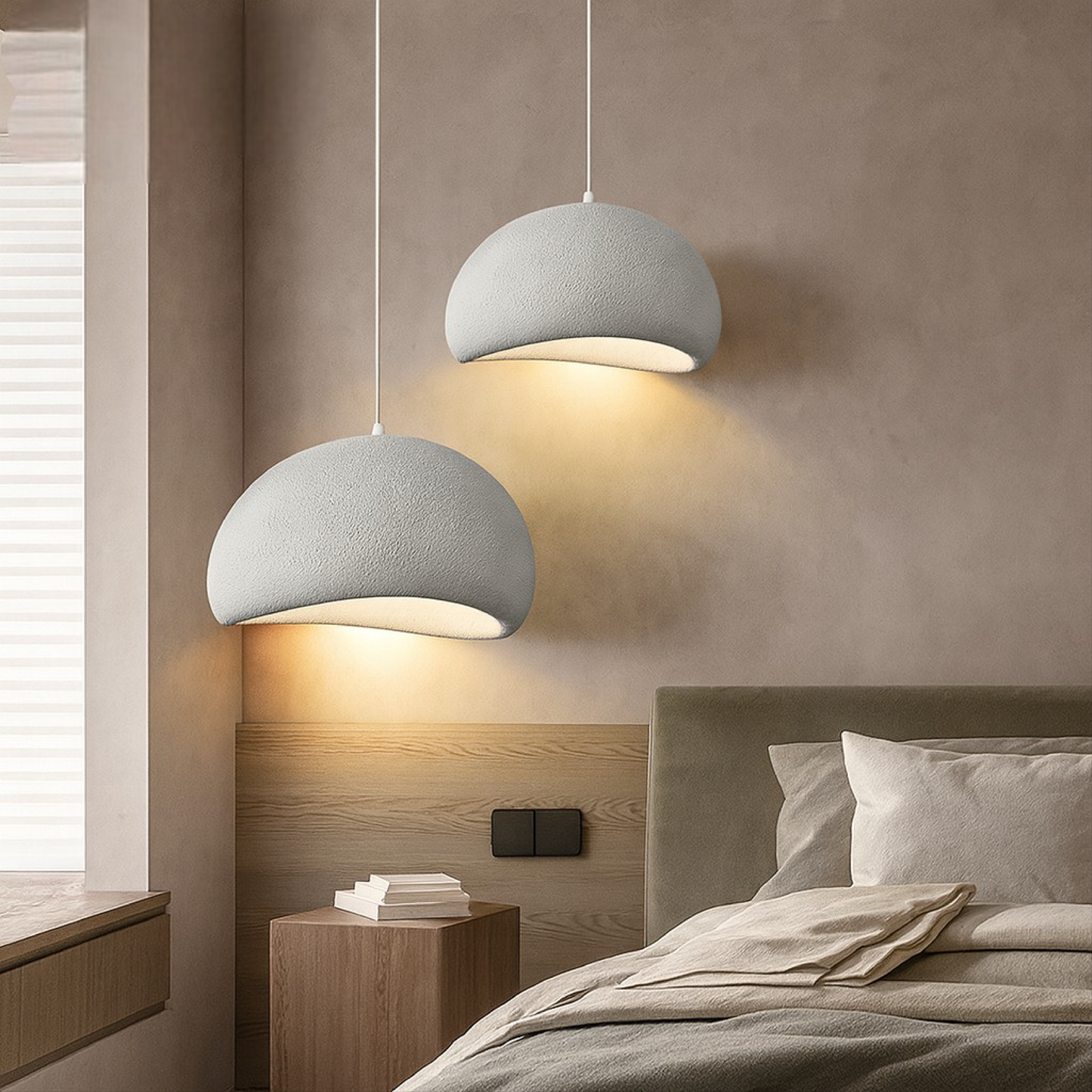 Lumis Pendelleuchte Wabi Sabi Stil