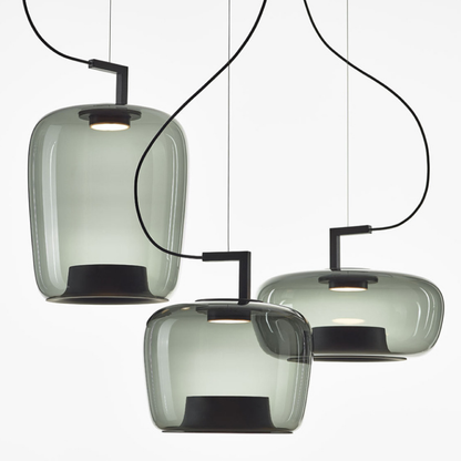 Glas Pendelleuchte Jaura