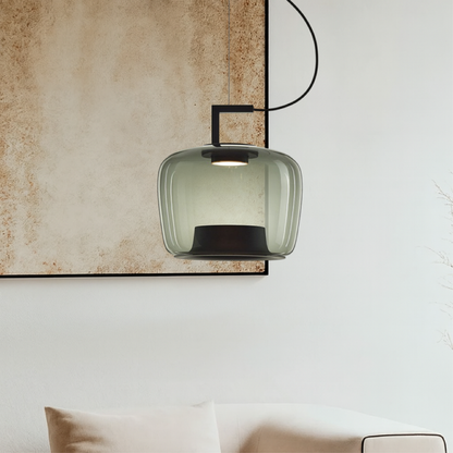 Glas Pendelleuchte Jaura