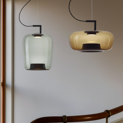 Glas Pendelleuchte Jaura