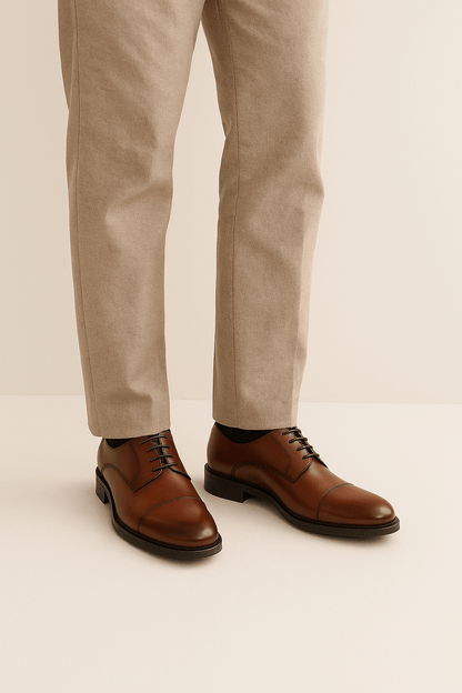 Herren Oxford Schuhe Elegantes Leder