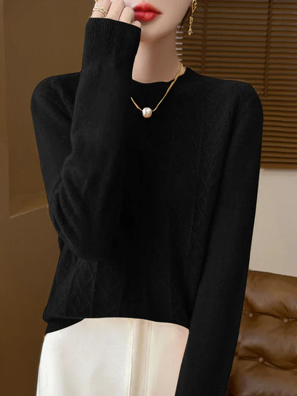Damen Merino Wollpullover
