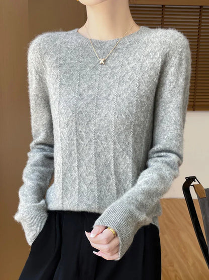 Damen Merino Wollpullover