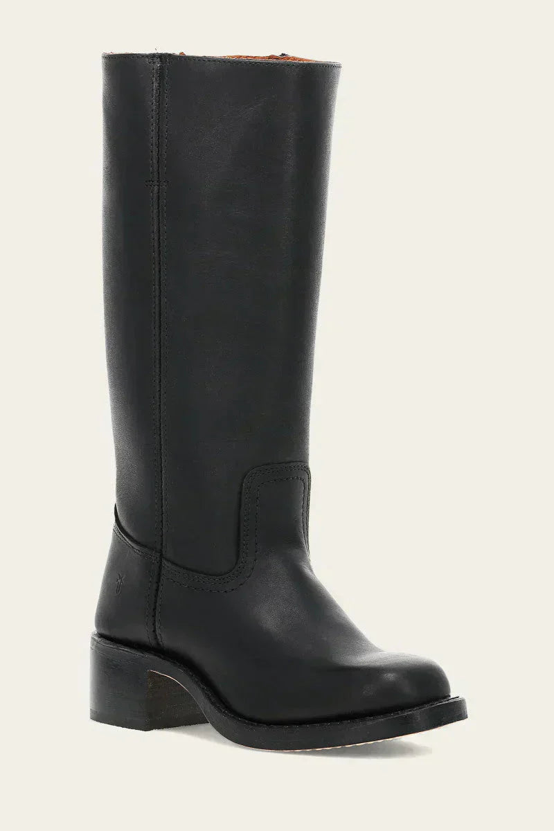 Damen Kniehohe Stiefel Elegantes Leder