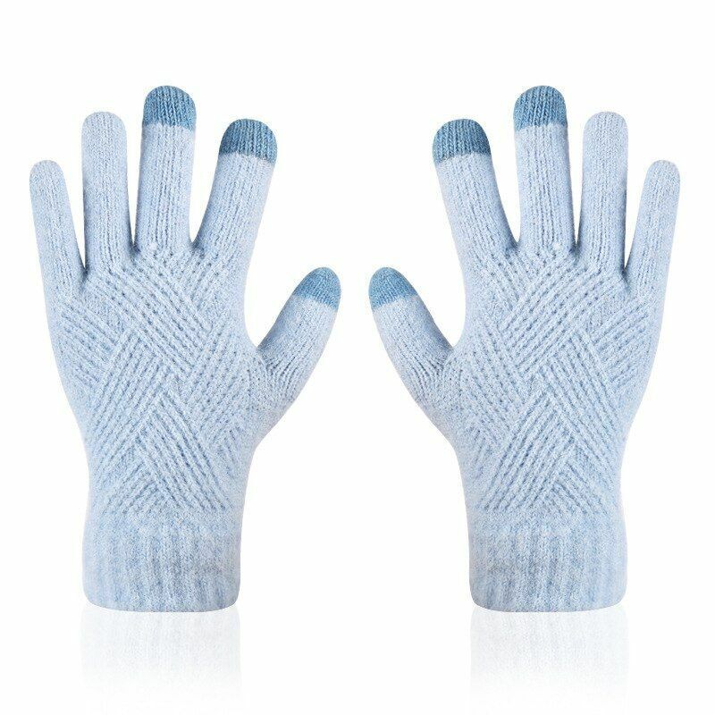 Damen Strickhandschuhe Warm Bequem