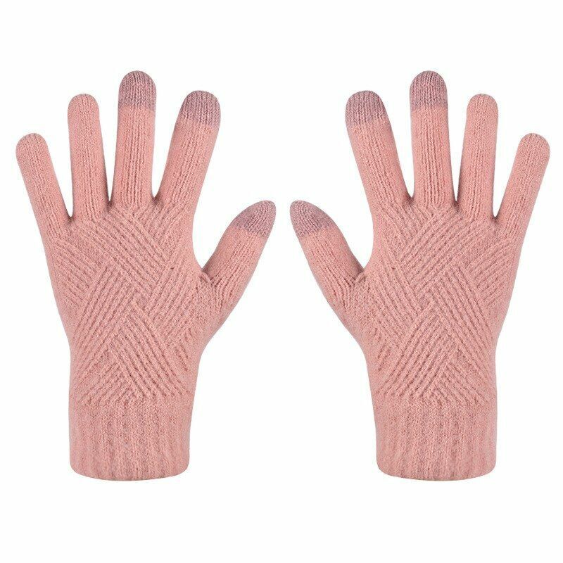Damen Strickhandschuhe Warm Bequem