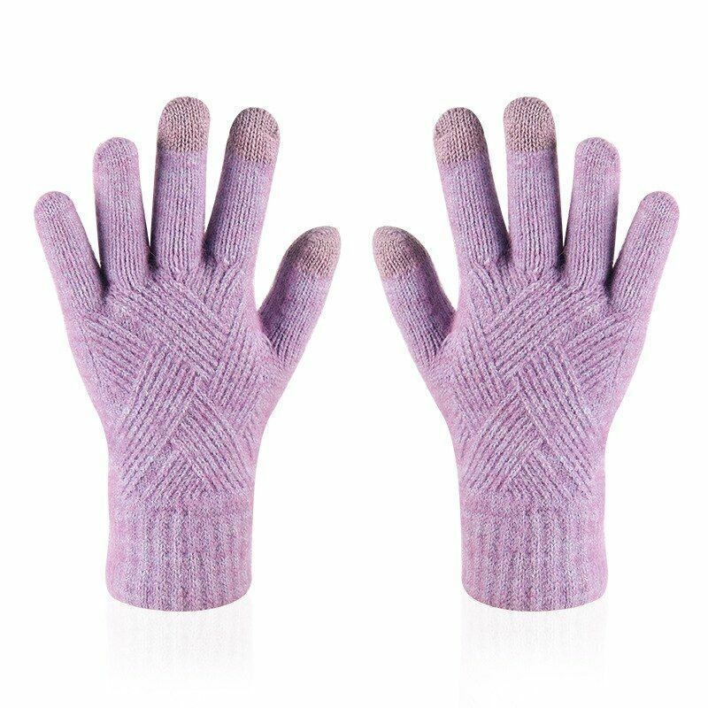 Damen Strickhandschuhe Warm Bequem