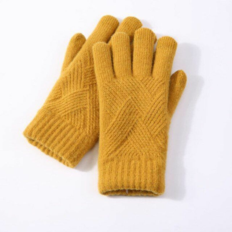 Damen Strickhandschuhe Warm Bequem