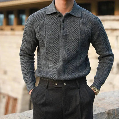 Herren Strickpullover Moderne Passform