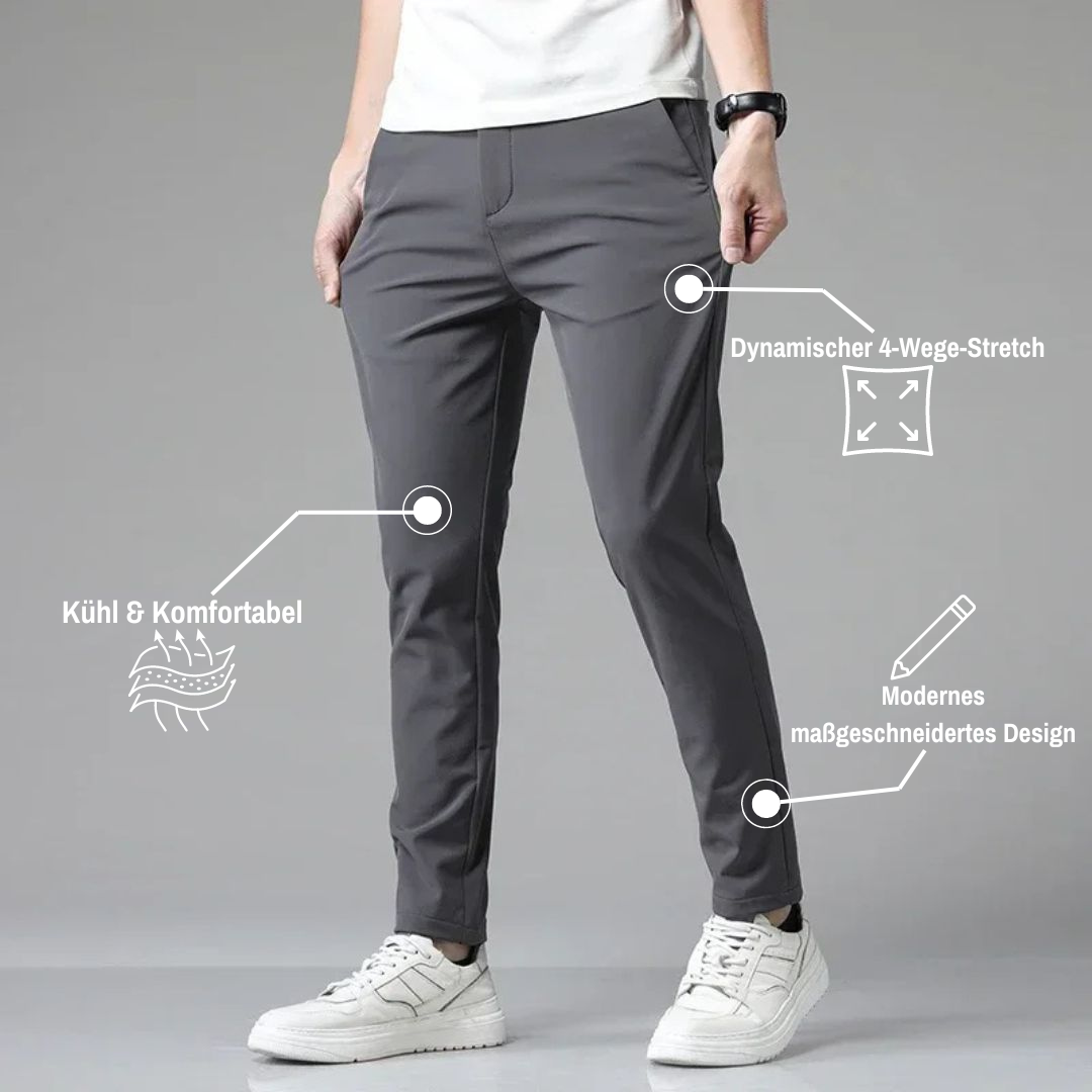 Herren Alltagshosen Stretch Stoff