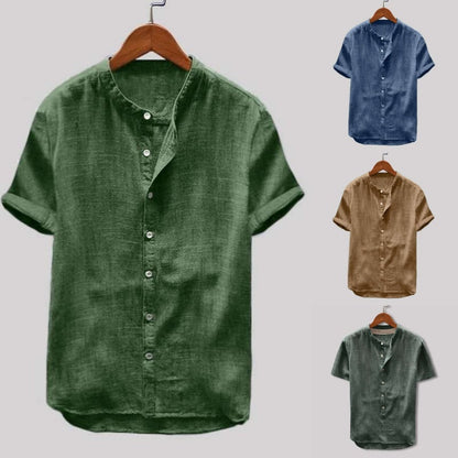 Männer Kurzarmhemd Leichtes Button-Up Sommerhemd - Norvielle