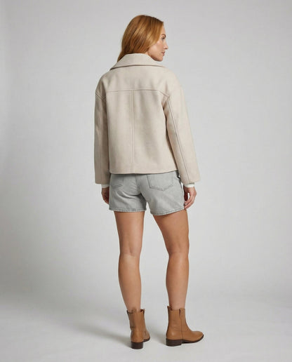 Damen Kurzjacke Doppelreihig