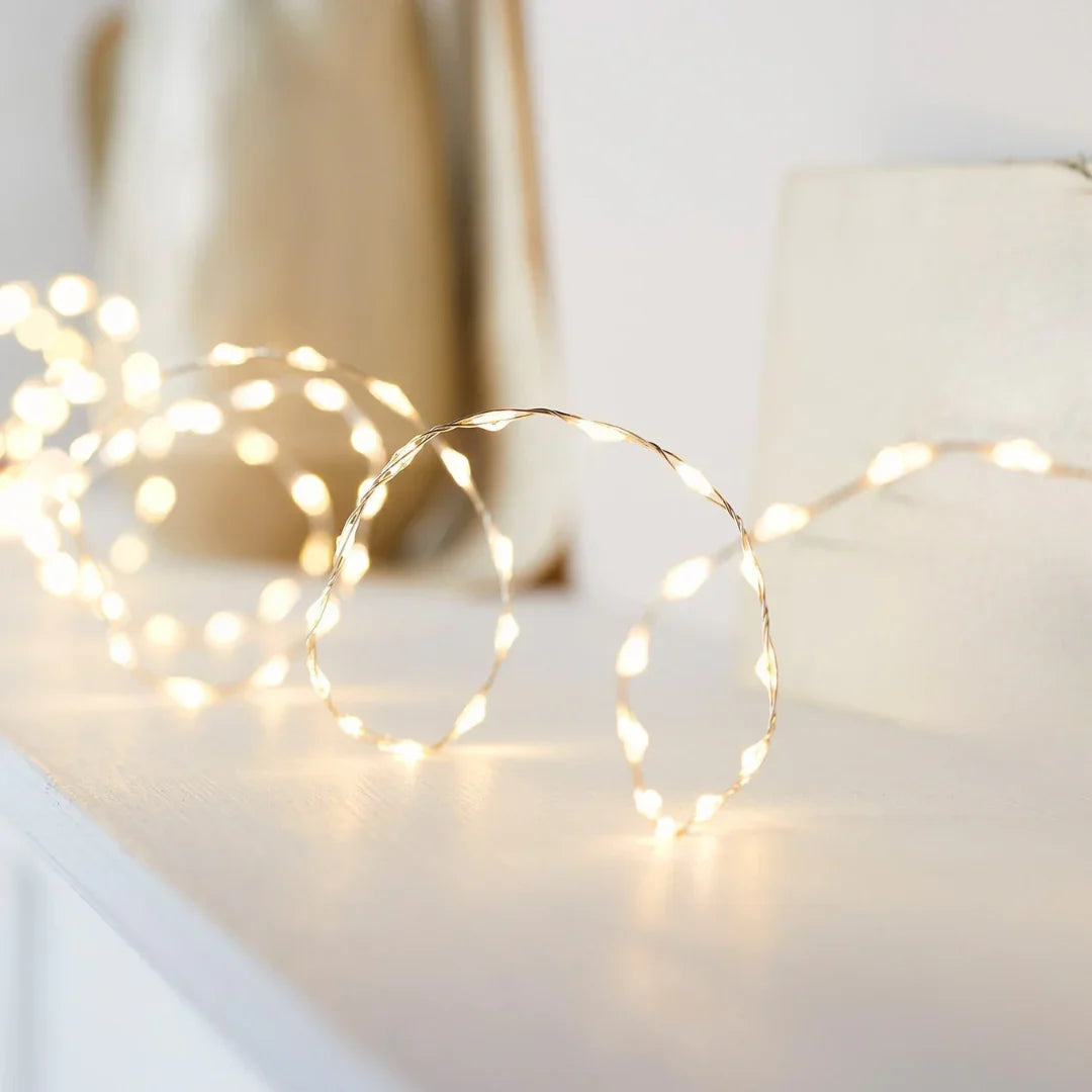 Weihnachtslichterkette Warmweißes LED-Licht - Norvielle