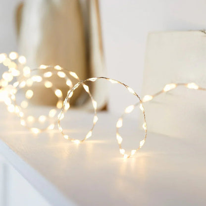 Weihnachtslichterkette Warmweißes LED-Licht - Norvielle