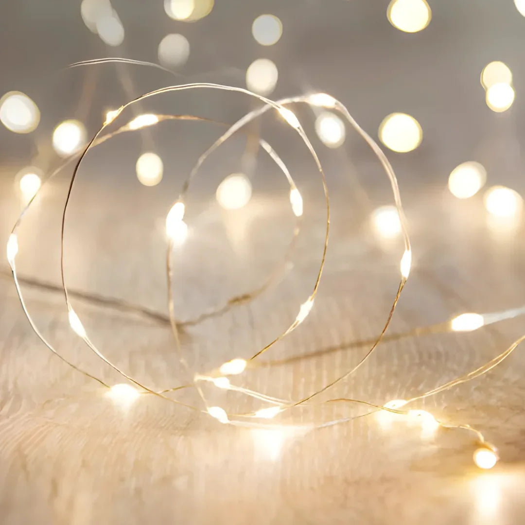 Weihnachtslichterkette Warmweißes LED-Licht
