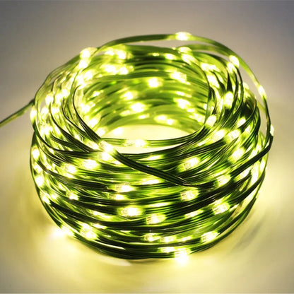 Mehrfarbiges LED-Seillicht Außenbereich