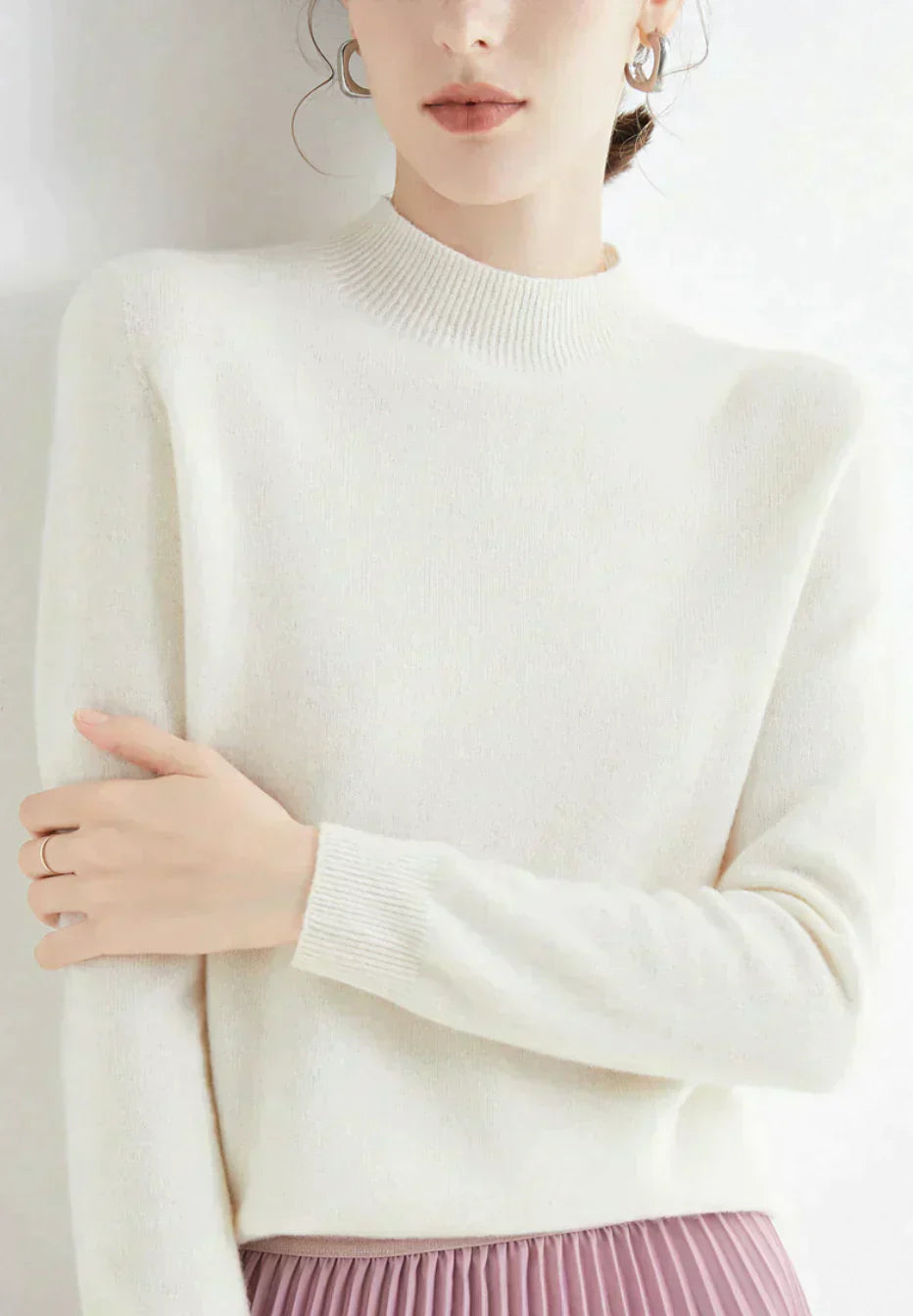 Damen Weichpullover Kurz