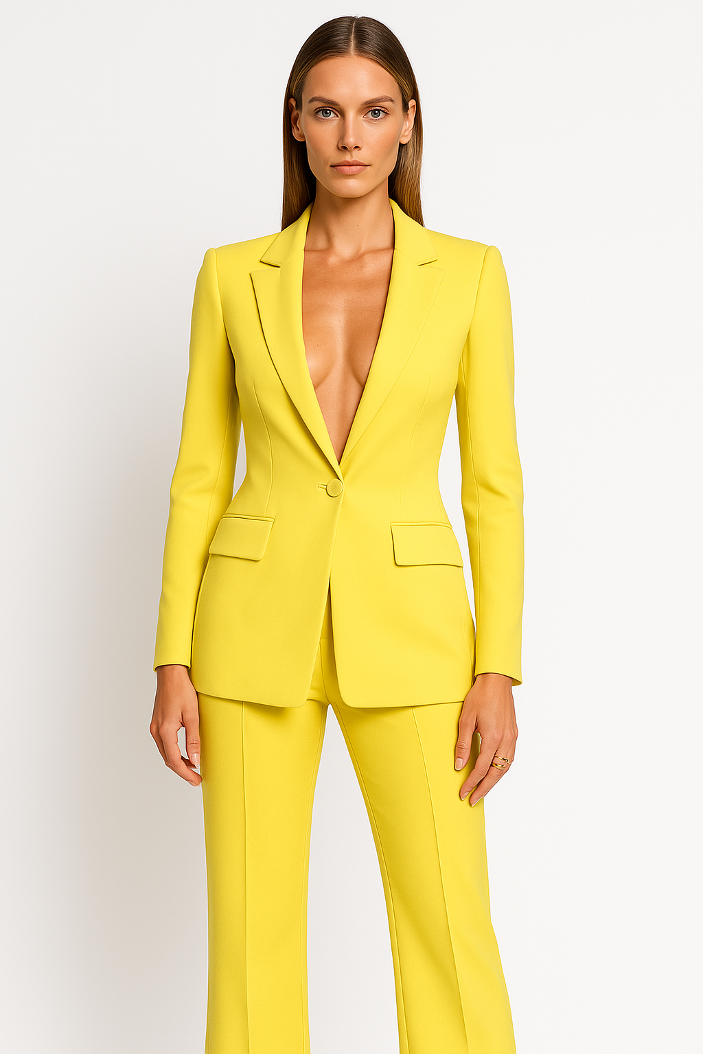 Damen Büro Hosenanzug Blazer und Hose